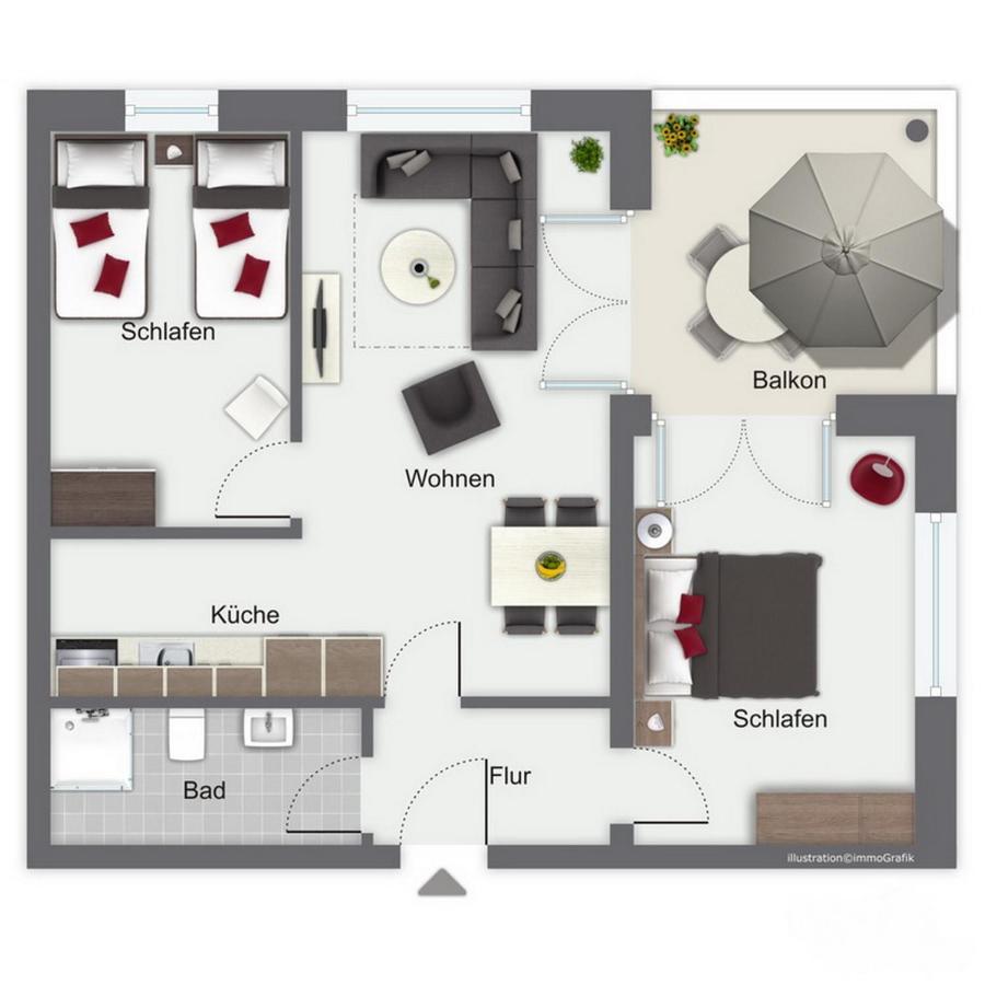 Duenenblick Wohnung 09 Boltenhagen  Eksteriør bilde